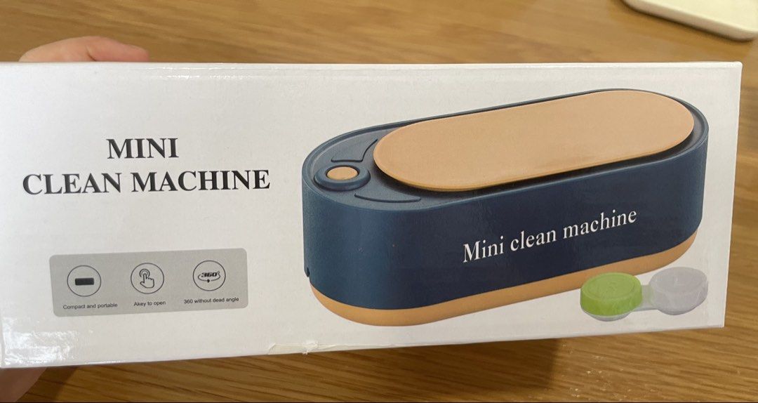 Mini Clean Machine (Category: Cleaning Tools & Supplies) located in Singapore. Submitted by littlewine (Listing ID 1454783806, Image 2). Description: Perfect for glasses, jewelry cleaning and other small items (details see pic) .