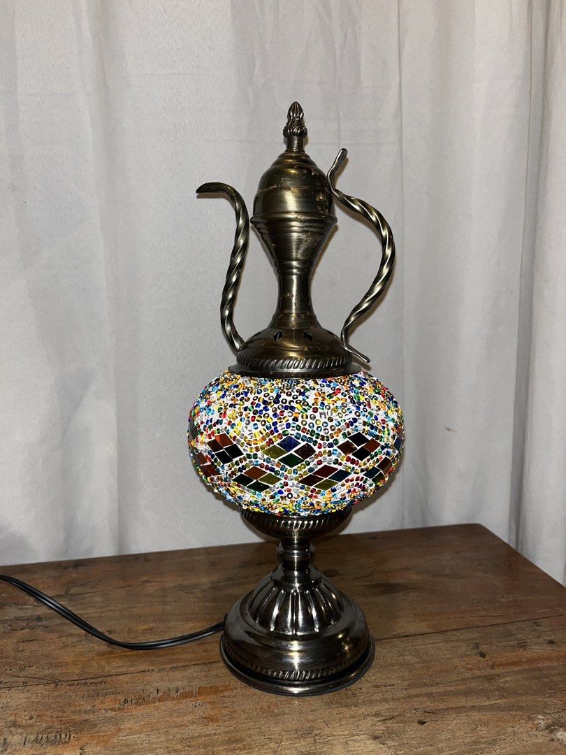 Moroccan Lamp (SALE) (Category: Lighting) located in Quezon City. Submitted by mickieslittlecorner (Listing ID 1454942093, Image 3). Description: Brand New Has minor flaws due to product display Original Price: 2,500 Selling Price: 1,300 .