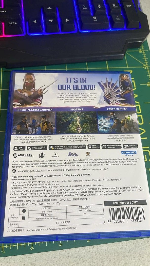 Mortal Kombat 1 (Category: PlayStation) located in Taguig. Submitted by meraflor14 (Listing ID 1454794167, Image 2). Description: Lightly used no issues just minor dents mostly likely on the casing Note: Strictly No Refund unless the item doesn't work or is severely broken. Payment Methods: • Pwede po Meetup basta malapit lang po sa Taguig. ( For meetup po please pm me for the location kasi wala po sa meet up locations ng carousell. ) • Gcash - s