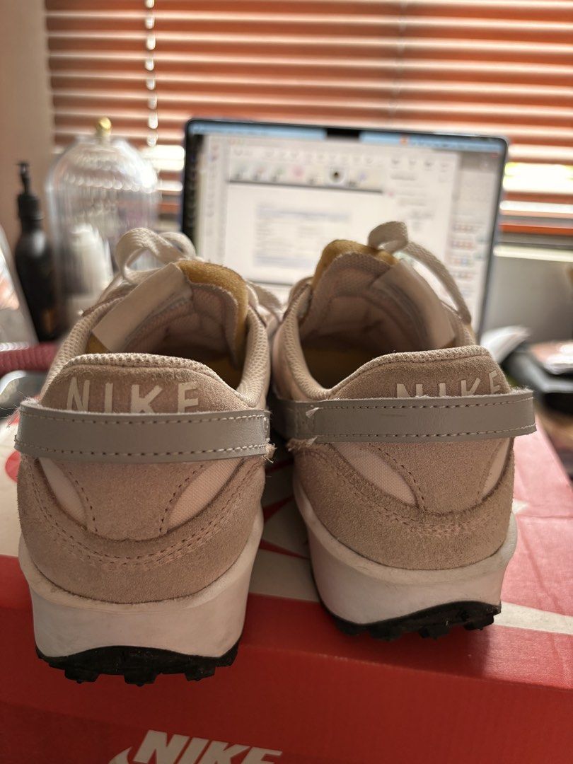 Nike Waffle Debut Wmns (Category: Sneakers) located in Muntinlupa City. Submitted by caseypeech (Listing ID 1454828848, Image 2). Description: Pink Oxford/Wolf Grey/Oxford Rose No issues Super comfy RFS: Decluttering .