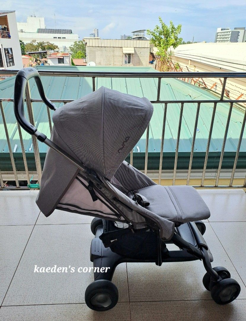 Nuna Pepp Next Stroller (Category: Strollers) located in Cebu City. Submitted by kaedenscebu (Listing ID 1454819701, Image 3). Description: Nuna Pepp Next Stroller ▪︎Age suitable : Newborn upto 18kg ▪︎Multi recline position ▪︎5points safety harness ▪︎Compact fold in half ▪︎Spring suspension techonology gives a nice smooth ride ▪︎Wider wheels to handle uneven city walks ▪︎Pull out UPF 50+ sun canopy ▪︎Large shopping basket ▪︎Srp 27k Preloved in go