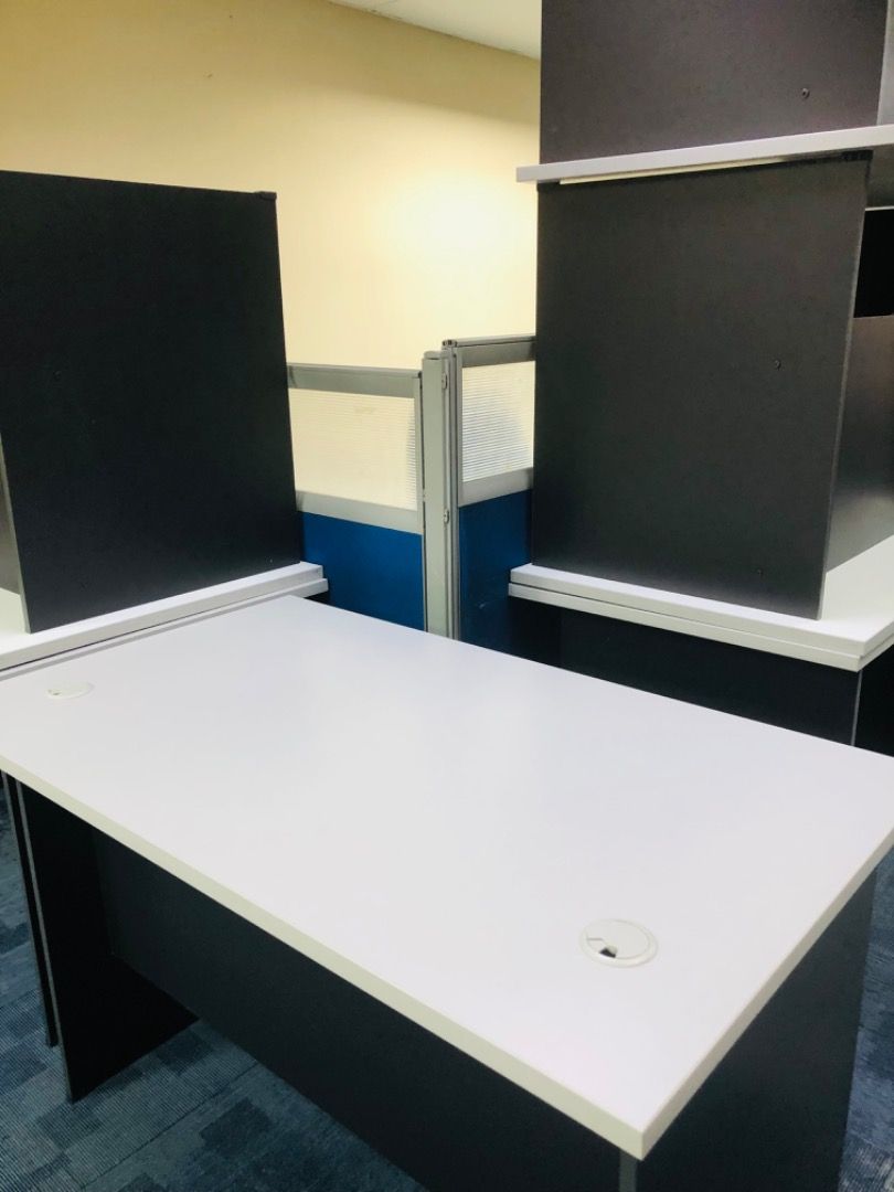 Office Table/Learning Centre Table (Category: Tables & Sets) located in Kuala Lumpur. Submitted by michwoon (Listing ID 1454816512, Image 2). Description: - 120 length x 70cm width x 75cm height - Suitable for office, call centre, tuition centre - 30 units.