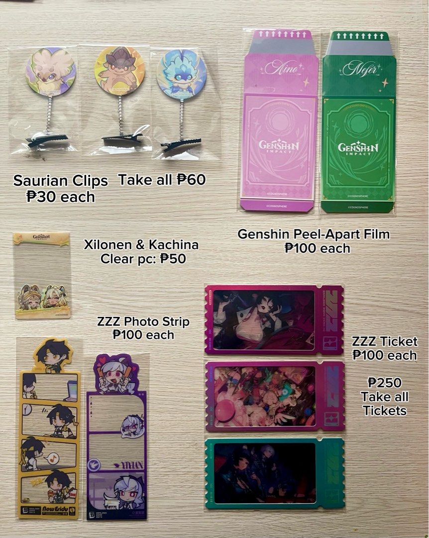 Official Hoyofest Items (Category: Events Tickets) located in Paranaque City. Submitted by auri.em (Listing ID 1454752797, Image 2). Description: Payment Options: - GCash - BPI Valid Redemption Codes until August 16, 2026.