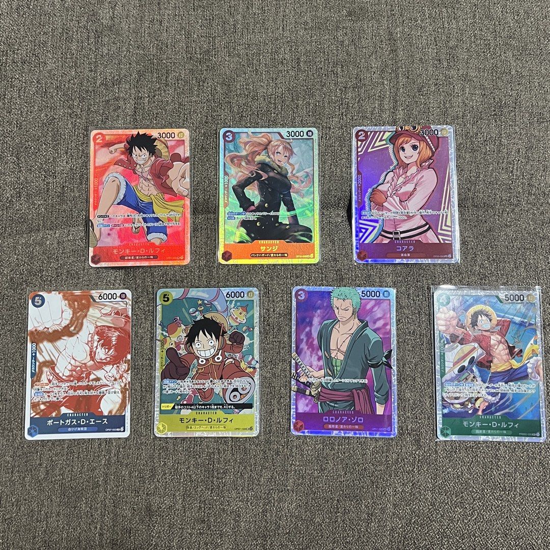 One Piece Card Game (Category: Raw Singles) located in Cavite. Submitted by micole. (Listing ID 1454832524, Image 1). Description: - can sell per card - TAKE ALL for ₱2,000 .