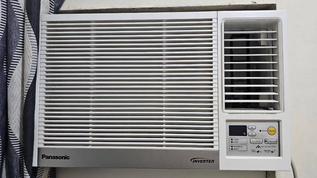 Panasonic CW-U1221VPH (1.5HP) Window Type Air Conditioner (Category: Air Conditioning and Heating) located in Manila. Submitted by fastwind_02bcff (Listing ID 1454901228, Image 3). Description: We're selling our 1.5 HP Panasonic window-type Air-Conditioner as we will switch to split-type. - Never been repaired - Cleaned twice (last cleaning was August 9, 2026) - No issue/defect - Well-maintained - Model is still available in online/physical appli
