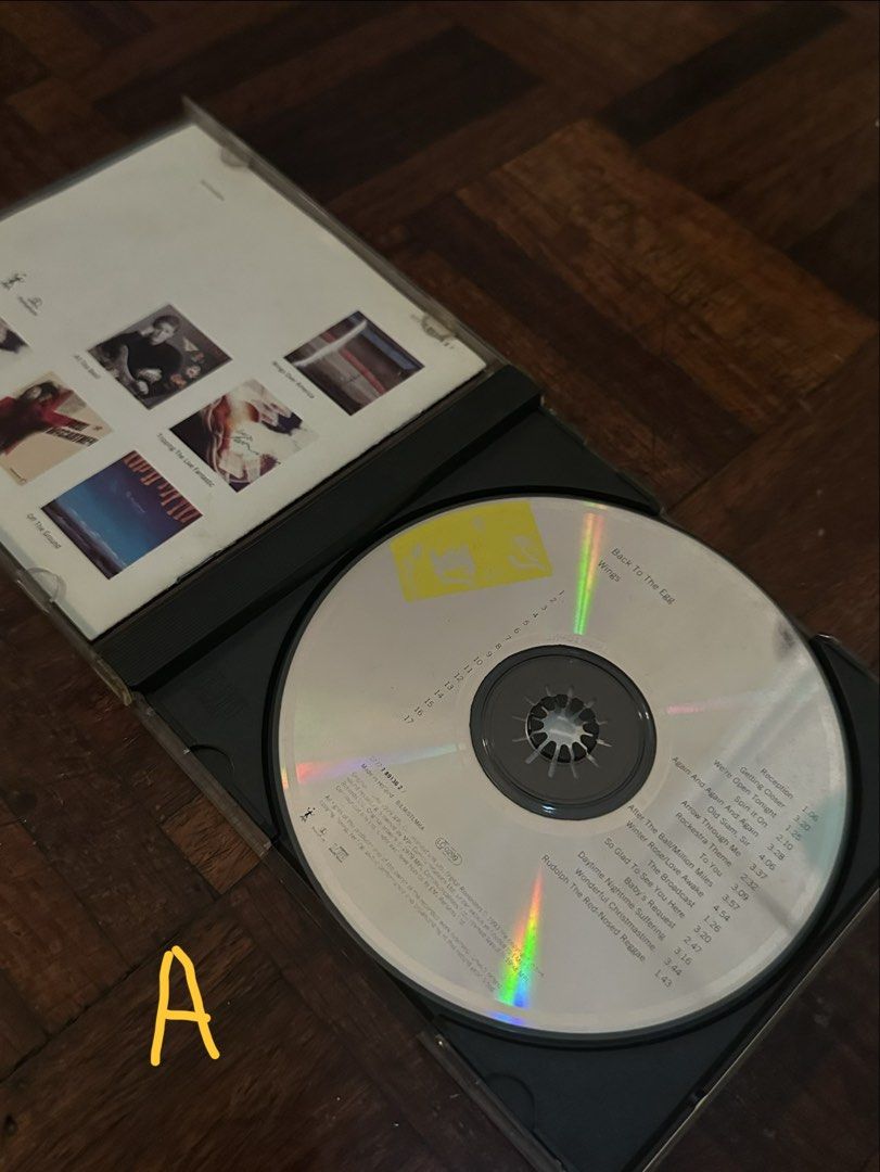Paul McCartney and John Lennon CDs (Category: CDs & DVDs) located in Quezon City. Submitted by kittyrawr5 (Listing ID 1454845462, Image 2). Description: A: Back to the Egg, Paul McCartney B: all the best!, Paul McCartney C: Pipes of Peace, Paul McCartney D: SOLD.