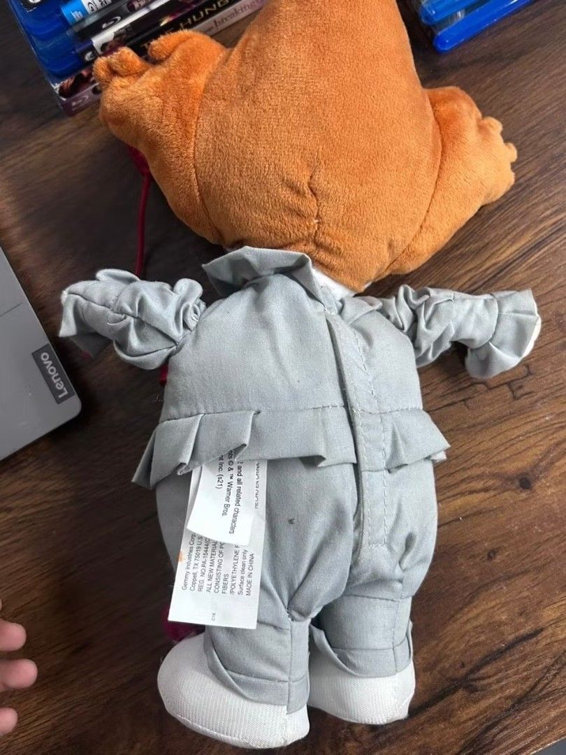 Moving Pennywise Gemmy Plush Chapter 2 (Category: Plushies & Soft Toys) located in Manila. Submitted by zhunii_ (Listing ID 1454943573, Image 2). Description: -IT chapter 2 Pennywise Plush, can move and needs batteries -12" -Official, authentic merch -No box -MOP: BDO, bank transfer, Gcash Can do meetups near San Juan during the weekends or available days..