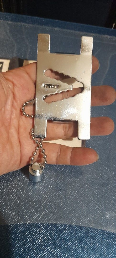 Personal Carry Safety Lock for Doors (Category: Locks, Doors & Gates) located in Bocaue. Submitted by marajapansurplus (Listing ID 1454860392, Image 2). Description: - Portable door lock for enhanced personal safety. - Locks securely on most doors. - Simple and easy to use: place pin in jamb, close door, slide down. - Super strong and durable. - Compact and portable for travel. - Made in Korea..