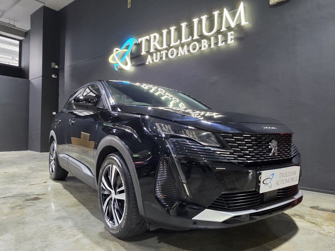 Peugeot 3008 1.2 PureTech EAT8 Active Premium (A) (Category: Used Cars) located in Singapore. Submitted by trillium.auto (Listing ID 1454891879, Image 2). Description: 🚘 Vehicle Features 1.2L, 3 cylinder inline 12 valve DOHC turbocharged with 8 speed transmission producing 129bhp and max torque 230nm. Fuel consumption 19.2 km/l. 🚘 Accessories Keyless/push start, leather seats, Bluetooth, dual climatic aircon, reverse/360 camera, knockdown rear 