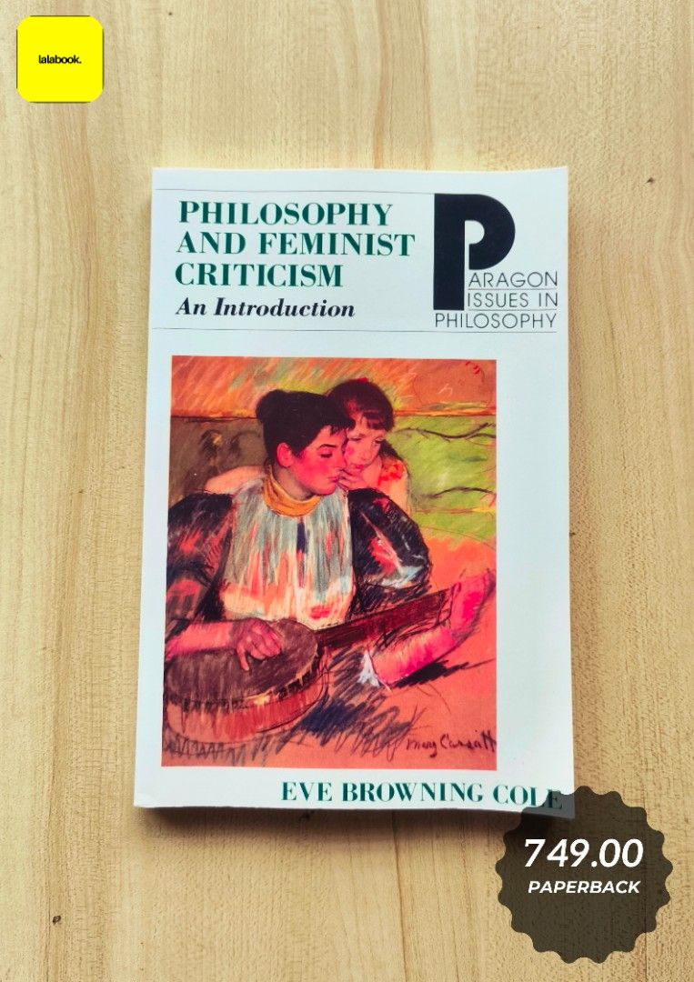 Philosophy and Feminist Criticism (Category: Storybooks) located in Bacoor. Submitted by lalabook (Listing ID 1454788571, Image 1). Description: Format: Paperback Condition: Very Good Condition ****** Shipping and Payment details: MOP: GCash and Bank Deposit MOD: Gogo Express, LBC, Lalamove Location: Bacoor City, Cavite ❌ No Cash on Delivery ❌ No Orange App Checkout Kindly visit our page for more titles. Send us a message if you're interested in 