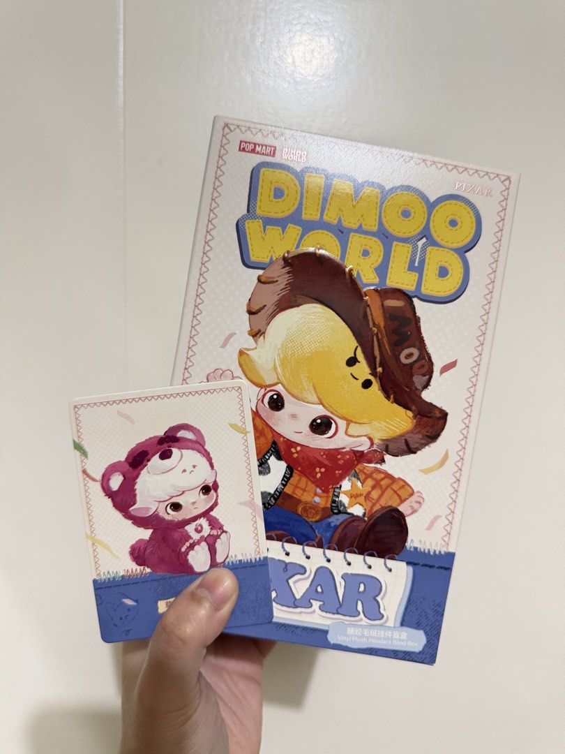 Pop Mart Dimoo World Pixar (LOTSO) (Category: Designer & Blind Box Toys) located in Pasig City. Submitted by laruarn.tv (Listing ID 1454880803, Image 1). Description: sealed foil grab/lala 📍pasig city.
