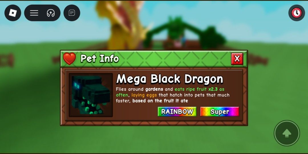 RAINBOW MEGA BLACK DRAGON (Category: In-Game Products) located in Banga. Submitted by shintarobns (Listing ID 1454892854, Image 1). Description: RAINBOW MEGA BLACK DRAGON ON GAG 2 CAN NEGOTIATE THE PRICE WILLING TO USE MM.