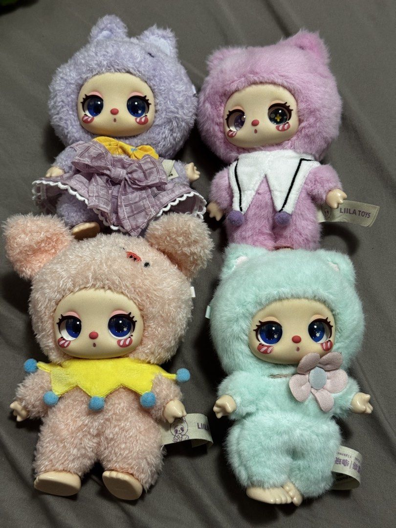 Random Plush Pendants and Dolls DECLUTTERING (Category: Plushies & Soft Toys) located in San Mateo. Submitted by dendennnsilva (Listing ID 1454898967, Image 3). Description: Decluttering random plush pendants and dolls All are just stored in display case. Most of them are still have card and box. Please manage your expectations. Manchao, Liila, INNS, Emma 250 each SOLD - INN’s Silent Winter Plush Doll Location: San Mateo Rizal.