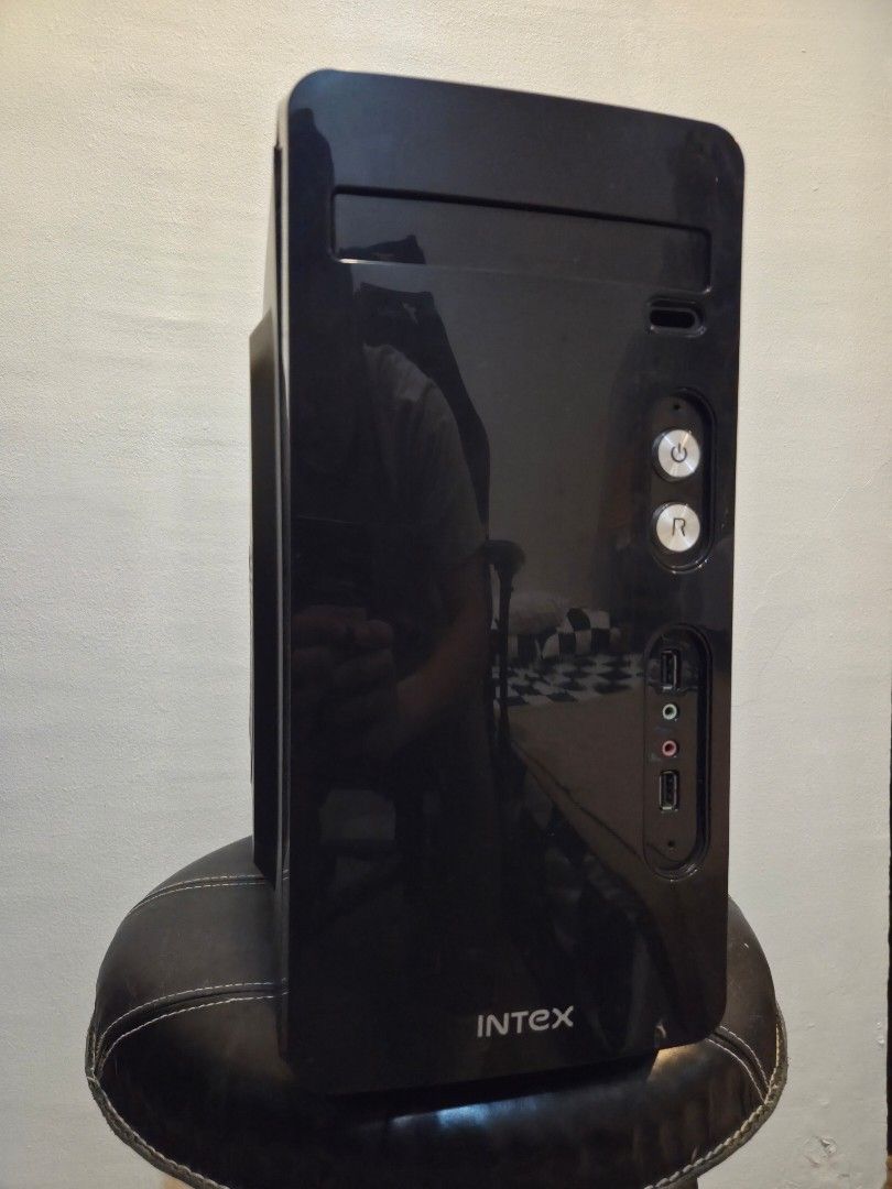 RUSH Intex PC Computer Unit *UNTESTED/AS-IS* (Category: Desktops) located in Taguig. Submitted by mightydept (Listing ID 1454825252, Image 2). Description: - Intex Black Computer Case - Front USB and Audio Ports - Includes 600W Intex Super Cool Power Supply - Untested; No power cord - Selling as is.