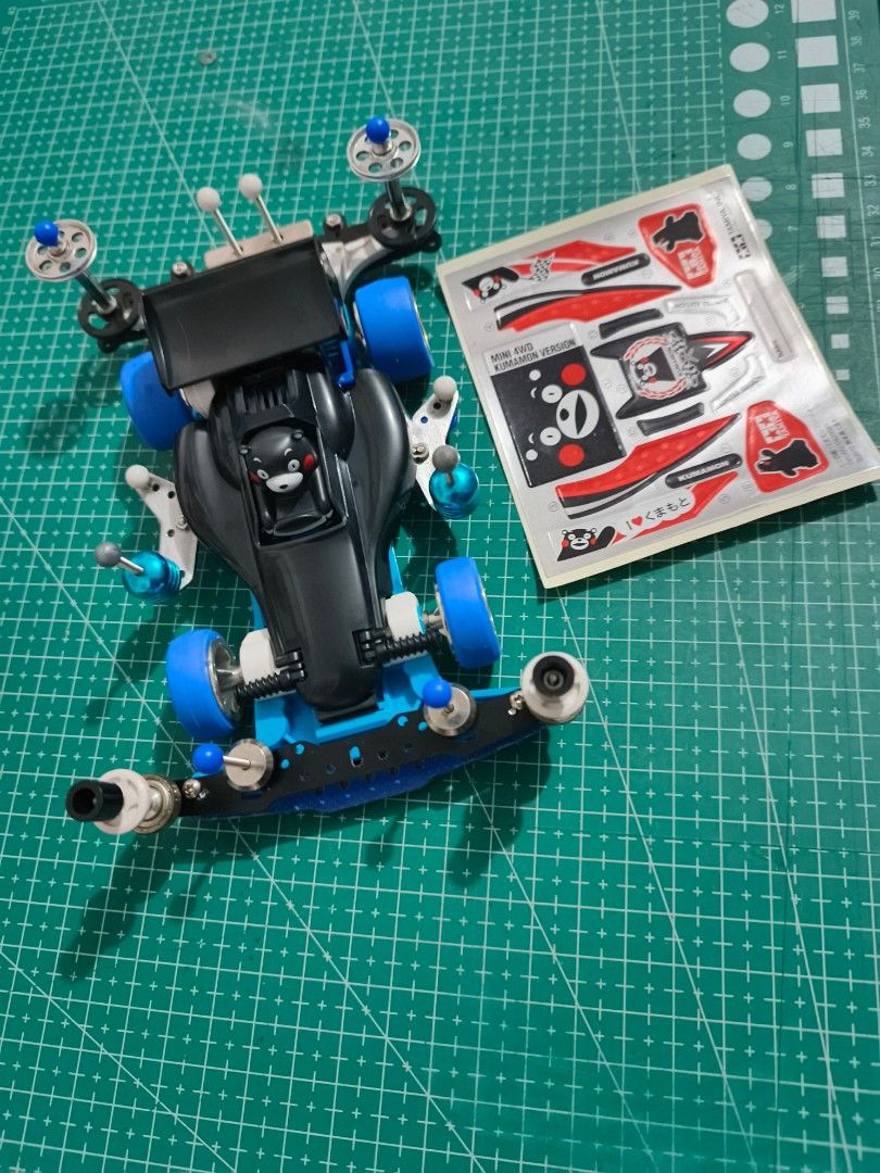 S2 BMAX RTR - KUMAMON (Category: Remote Control Toys) located in San Vicente. Submitted by rakamiael810 (Listing ID 1454924882, Image 1). Description: S2 BMAX RTR - KUMAMON🐻 Mix build S2 BMAX RTR 🏎 Tamiya - Chassis, Body, Wheelsets, Gear 4:1, Tail, alum.side extension,stabilizer & ball caps. Mix plates, mix rollers, mix screws & nuts. Copy dampers..