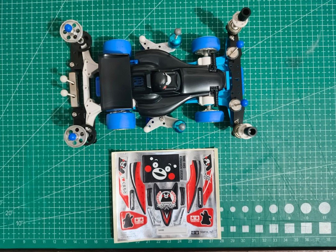 S2 BMAX RTR - KUMAMON (Category: Remote Control Toys) located in San Vicente. Submitted by rakamiael810 (Listing ID 1454924882, Image 2). Description: S2 BMAX RTR - KUMAMON🐻 Mix build S2 BMAX RTR 🏎 Tamiya - Chassis, Body, Wheelsets, Gear 4:1, Tail, alum.side extension,stabilizer & ball caps. Mix plates, mix rollers, mix screws & nuts. Copy dampers..