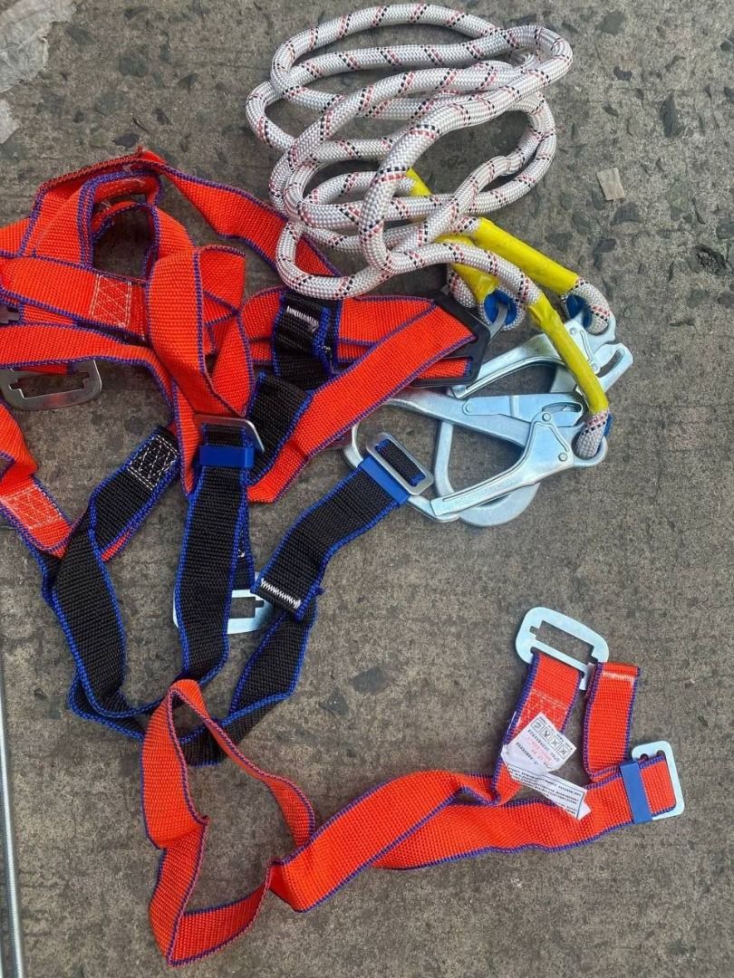 Safety Harness Code: N-1-001 Specs: Big hook double lanyard (full body) (Category: Home Improvement Tools & Accessories) located in Manila. Submitted by 09171479278_elsie. (Listing ID 1454798667, Image 2). Description: Safety Harness Code: N-1-001 Specs: Big hook double lanyard (full body).