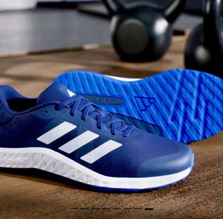 *SALE* adidas EVERYSET TRAINERS ID4991 US11/UK10.5 (Category: Sneakers) located in Singapore. Submitted by nofrillsfactoryoutlet (Listing ID 1454856819, Image 4). Description: Retail : $115 FINAL SALE : $63 100% Authentic, Brand New with Official Tag and in Box. ⭐️Brand : adidas ⭐️Series : EVERYSET TRAINERS ⭐️SKU : ID4991 ⭐️Type : Running shoes / sneakers / trainers ⭐️Colour : Dark Blue / Cloud White / Lucid Blue ⭐️Size : US11 / UK10.5 ⭐️Meet Up 