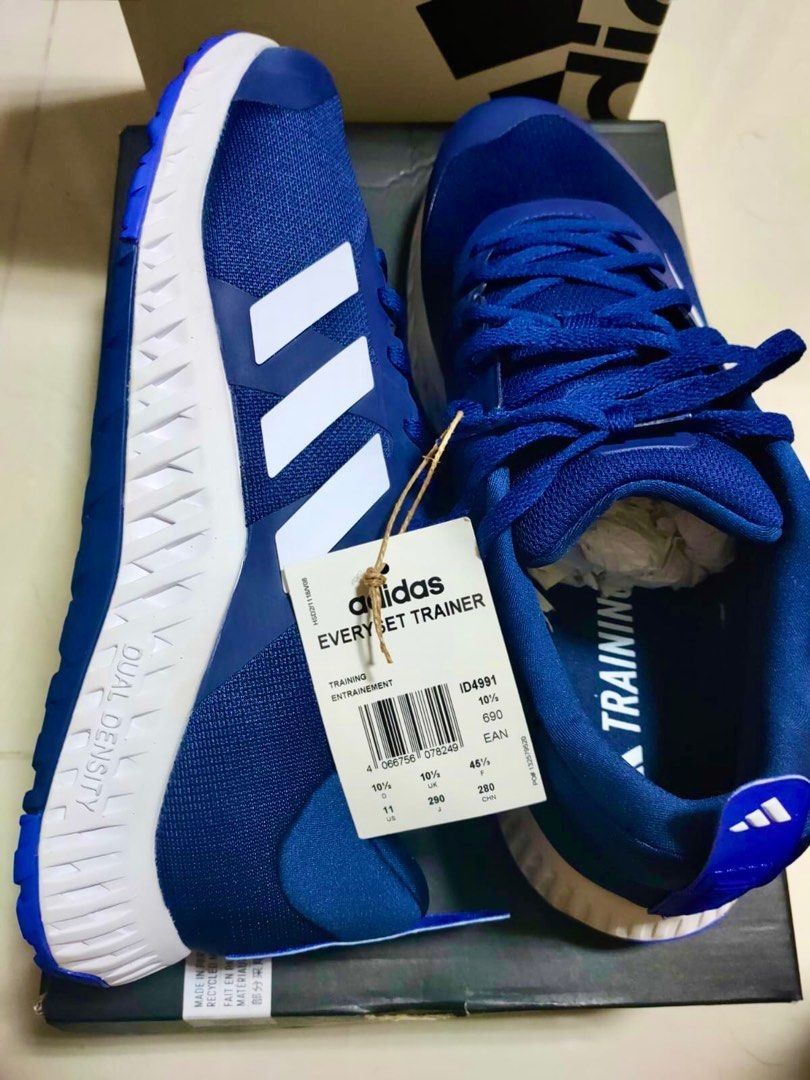 *SALE* adidas EVERYSET TRAINERS ID4991 US11/UK10.5 (Category: Sneakers) located in Singapore. Submitted by nofrillsfactoryoutlet (Listing ID 1454856819, Image 7). Description: Retail : $115 FINAL SALE : $63 100% Authentic, Brand New with Official Tag and in Box. ⭐️Brand : adidas ⭐️Series : EVERYSET TRAINERS ⭐️SKU : ID4991 ⭐️Type : Running shoes / sneakers / trainers ⭐️Colour : Dark Blue / Cloud White / Lucid Blue ⭐️Size : US11 / UK10.5 ⭐️Meet Up 