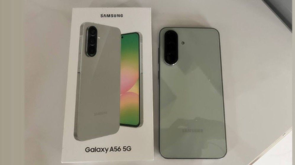 Samsung A56 green (Category: Samsung) located in Taguig. Submitted by elitex88 (Listing ID 1454830626, Image 1). Description: comes with box and wire charger.