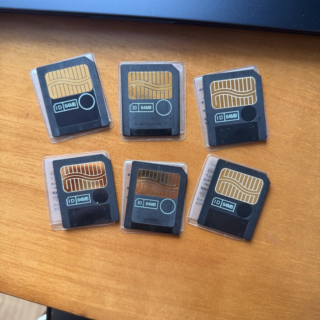 SmartMedia Cards (Category: Memory & SD Cards) located in Makati City. Submitted by im.digiman (Listing ID 1454817270, Image 2). Description: SmartMedia Cards for your vintage digicams Fully tested and working 64mb - 1200 128mb - 1700 Makati loc Grab/lalamove.