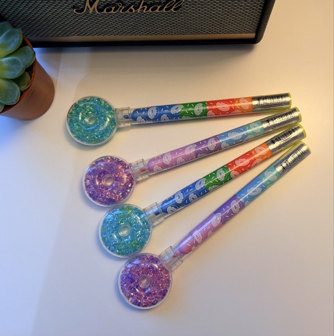Smiggle Pen (Category: Stationery & School Supplies) located in Quezon City. Submitted by alexandriarei (Listing ID 1454882310, Image 2). Description: Super cute and colorful Smiggle novelty pens, perfect for school, journaling, gifts, or collectors! 🌈💜 🖊️ 100% Brand New — tags still attached 🌈 Multicolor & novelty designs 💎 Cute crystal, character & unicorn styles 🏷️ ₱220 and ₱250 🎁 Perfect as gifts or school supplies Smiggle is known for