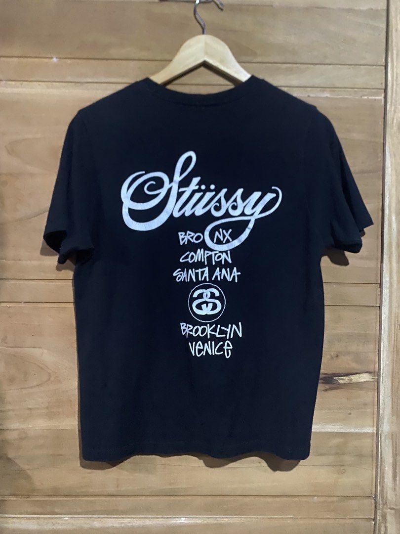 Sta Ana Stussy shirt (Category: Tshirts & Polo Shirts ) located in Manila. Submitted by sixbysix (Listing ID 1454944892, Image 3). Description: Dimes 20/25 Size S/M Condition 10/10 Color rate 9.8/10 Issue minimal hairlines .