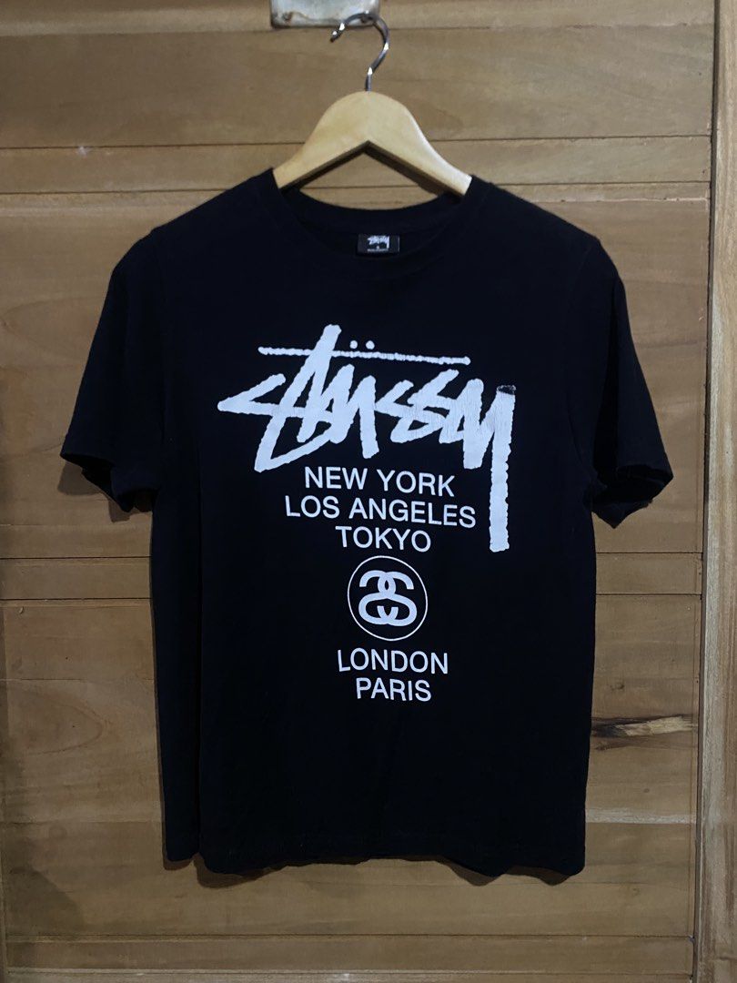 Sta Ana Stussy shirt (Category: Tshirts & Polo Shirts ) located in Manila. Submitted by sixbysix (Listing ID 1454944892, Image 1). Description: Dimes 20/25 Size S/M Condition 10/10 Color rate 9.8/10 Issue minimal hairlines .
