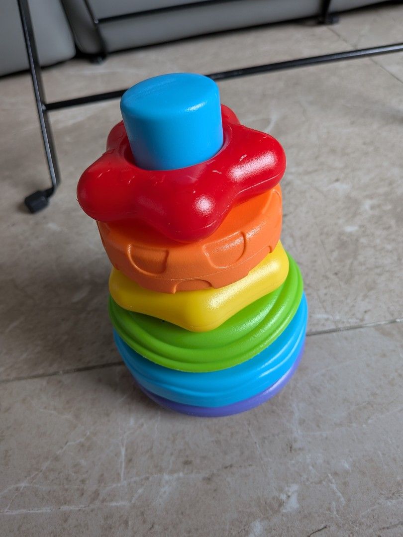 Stacking loops (Category: Educational & Learning Toys) located in Singapore. Submitted by kailicious (Listing ID 1454835662, Image 1). Description: Good to train infants/toddlers focus .