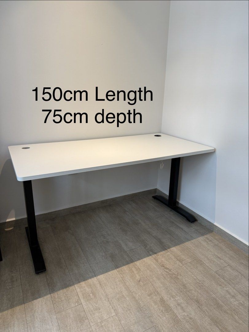Study table (Category: Tables & Sets) located in Singapore. Submitted by jw1041 (Listing ID 1454870617, Image 1). Description: Wide table. Good condition only one cable grommet missing. Self collect.
