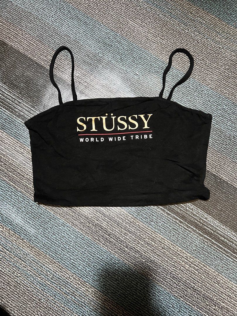 Stussy Crop Top (Category: Others Tops) located in Cebu City. Submitted by mark24anth29233 (Listing ID 1454949046, Image 1). Description: Authentic Dimes: see pics Excellent condi Color rate: 9.8/10 No issue .
