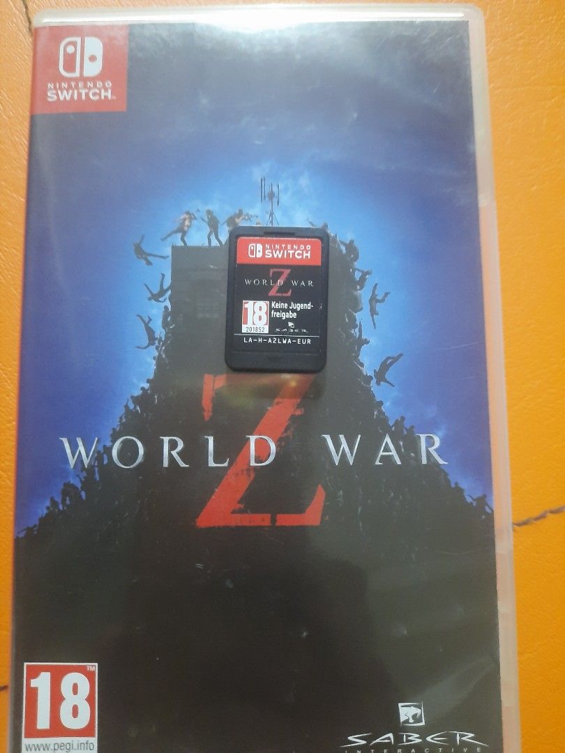 Switch Game World War Z (Category: Nintendo) located in Quezon City. Submitted by epic_shockwave8thundersto (Listing ID 1454804634, Image 2). Description: Price-1,300 Good condition,working test all u want sa meet up Location:SM Fairview,Fairview Center Mall,Ever Commonwealth.