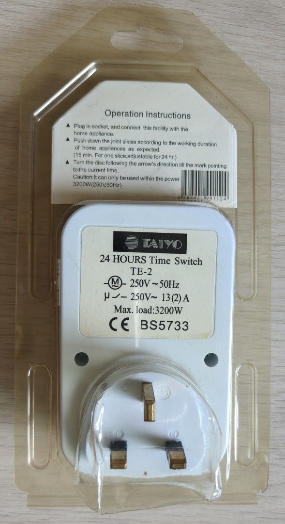 Taiyo 24 Hours Programme Timer (Category: Home Improvement Tools & Accessories) located in Singapore. Submitted by r3bbit (Listing ID 1454900928, Image 2). Description: .