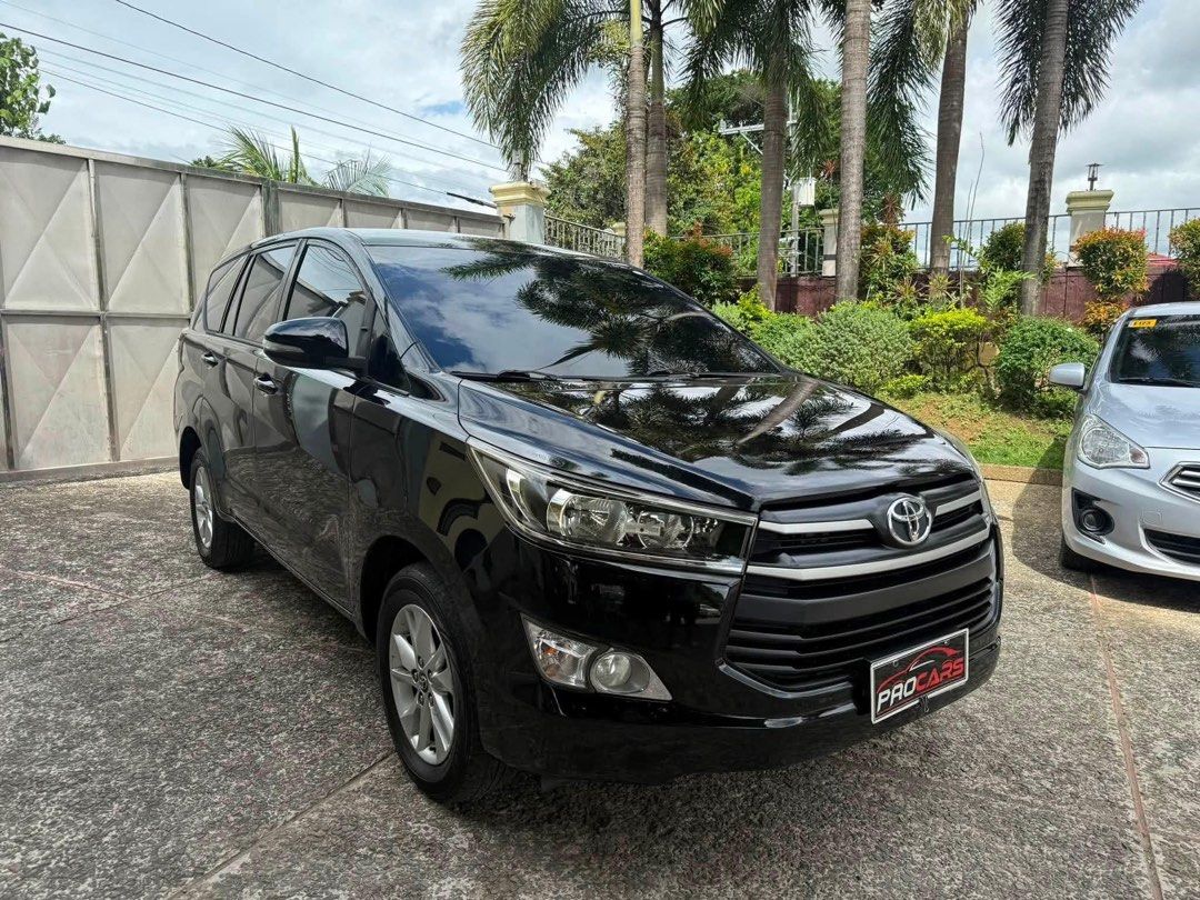 Toyota Innova E Auto (Category: Used Cars) located in Manila. Submitted by quality_cars (Listing ID 1454847579, Image 2). Description: ‼️ FOR SALE ‼️ 💥TOYOTA INNOVA E💥 ➡️ 2017 Model ➡️ 2.8 Diesel Engine ➡️ Color: Black ➡️ Automatic transmission ➡️ Bluetooth/USB input/Auxiliary/Radio ➡️ Eco/Power Mode ➡️ Cool Dual Aircon ➡️ Power window ➡️ All power ➡️ Fully tinted ➡️ 60k+ ODO Only ➡️ Brandnew Tires ➡️ Android head unit ➡️ 4 ending plate ➡️ LTO 