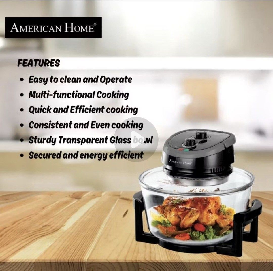 Turbo Broiler (Category: Cookware & Accessories) located in Cainta. Submitted by edison29.tiger (Listing ID 1454882090, Image 3). Description: American Home Turbo Broiler.
