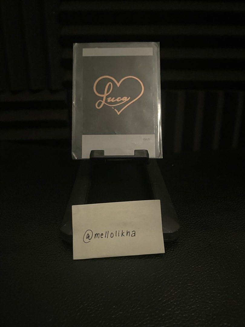 VTuber Luka Kaneshiro Signed Photo Card (Category: Raw Singles) located in Cabuyao City. Submitted by mellolikha (Listing ID 1454930326, Image 2). Description: 🔎 Description: Luca Kaneshiro Luxiem 1st Anniversary Photo Card with Authentic Signature. Card Sleeve and Top Loader included. 💰Mode Of Payment: GCASH/MARIBANK/BPI 📍 Meet Up Location: Glorietta One Ayala SM Makati Market Market Bonifacio High Street Uptown Mall If you need more photos, 