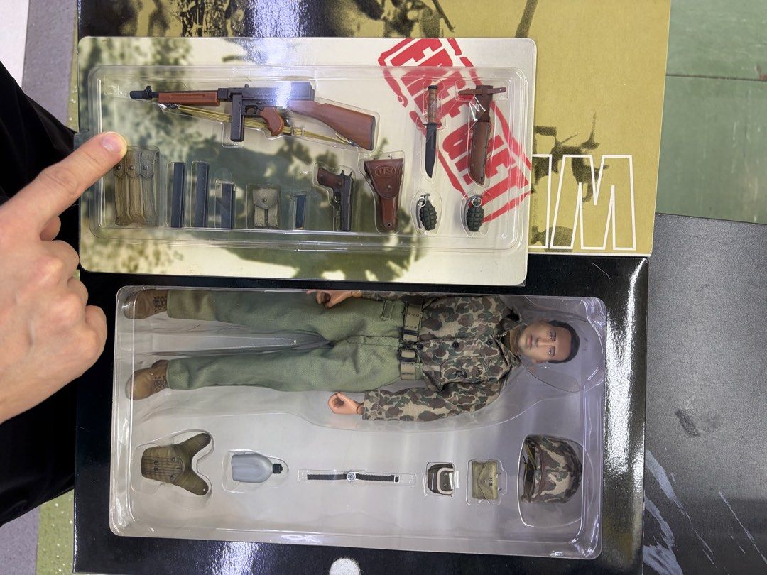 連武器包wwi usmc weapon set Dragon Models 風語者Wind talkers 1:6