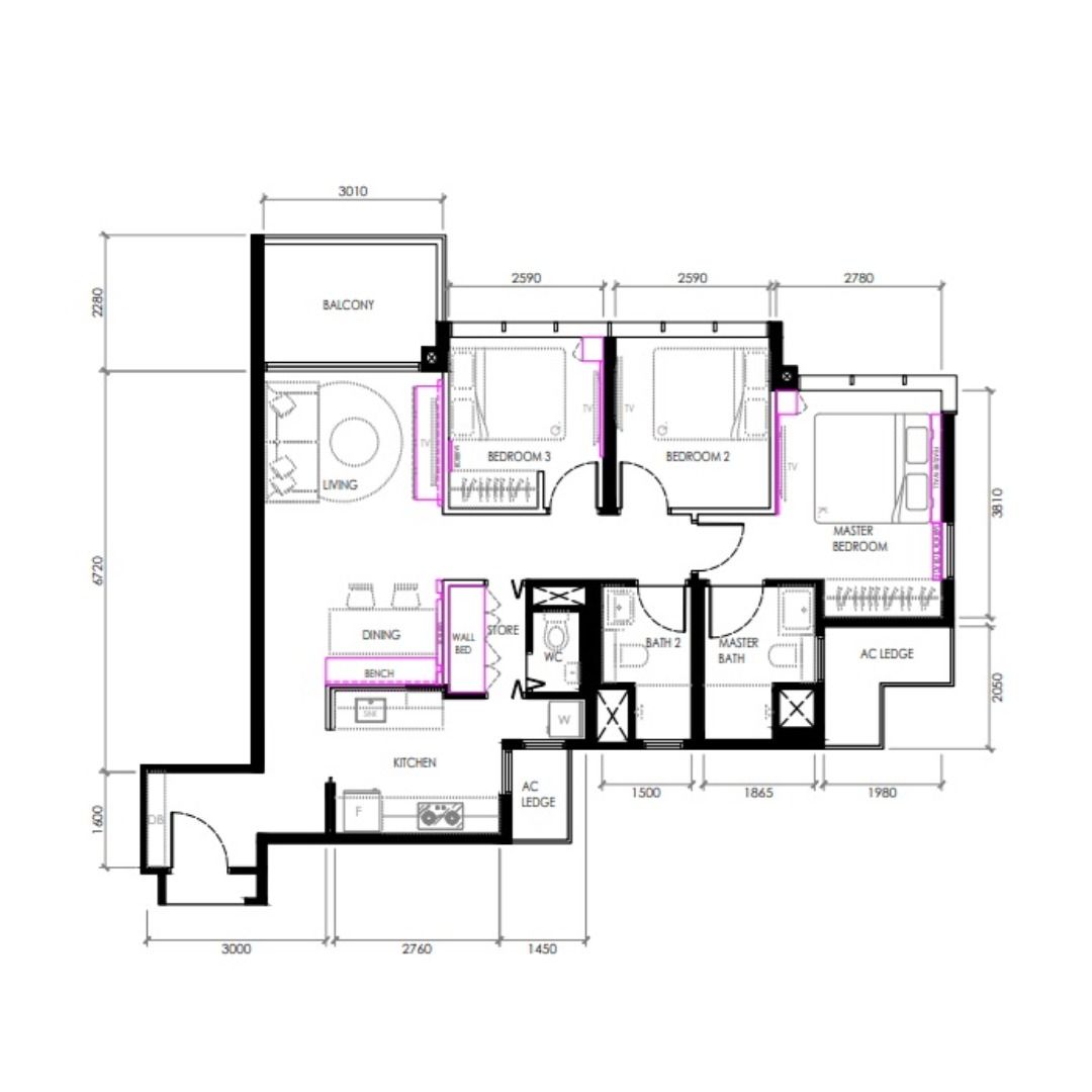 2D layout plan (Category: Art & Prints) located in Singapore. Submitted by mac313 (Listing ID 1455056339, Image 5). Description: ✨ 2D layout plan (CAD Drawing) ✨ CAD drawing floor plan or any drawings Required information: -Jpg/png or PDF file of desired product or layout with dimension For your information: - I do not go for site/ site measurement - All completed works will sent to your phone - 100% full payment before proceed drawing - PayNow/ 