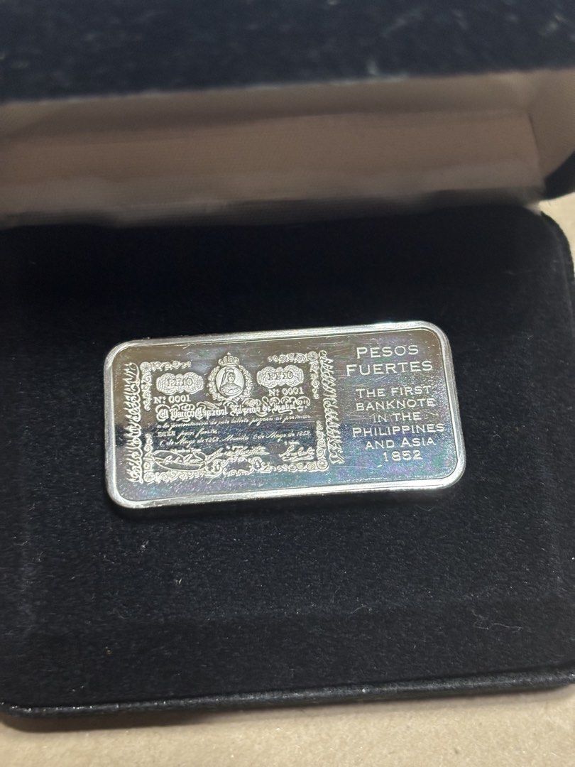 .999 fine silver BPI bar (Category: Currency) located in Paranaque City. Submitted by jorgeramos878 (Listing ID 1454976853, Image 2). Description: .999 fine silver BPI bar 2 oz .