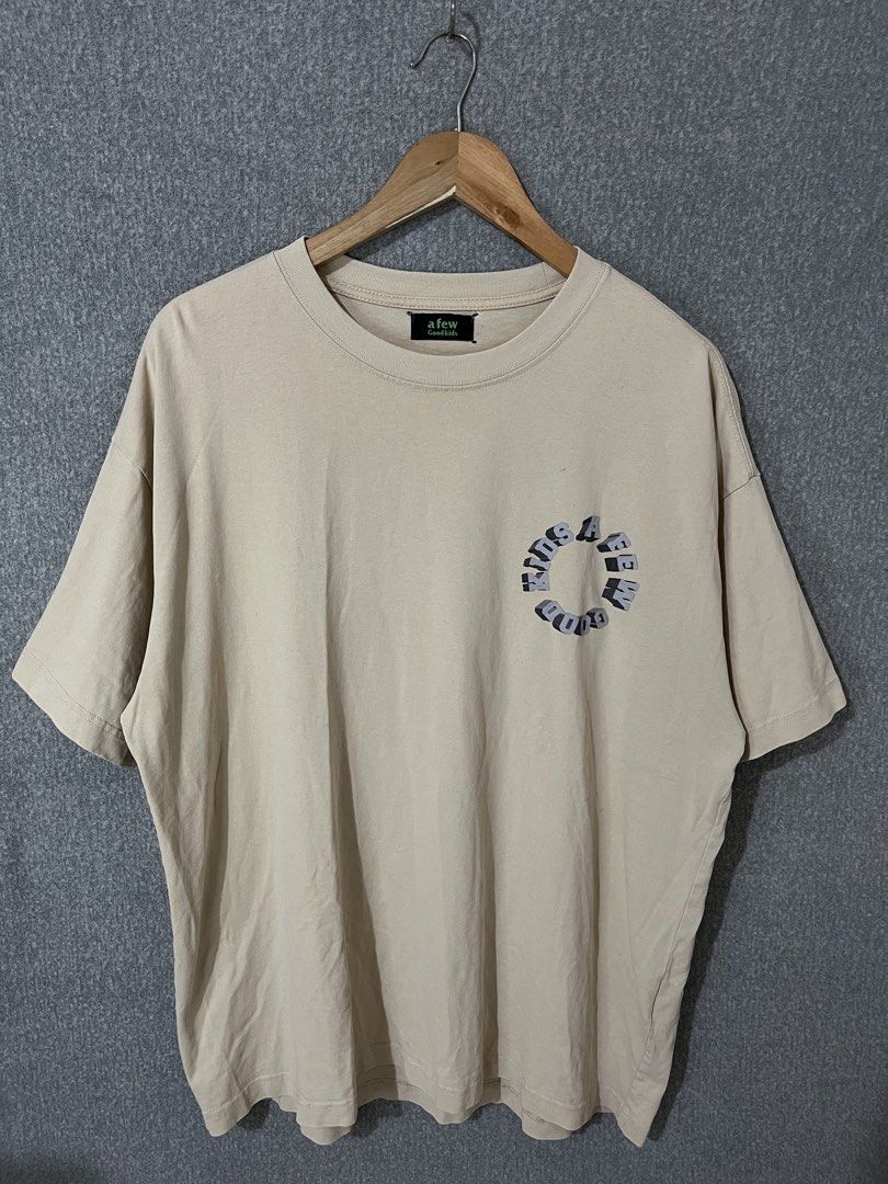 a few Good kids Tshirt (Category: Tshirts & Polo Shirts ) located in Dumaguete. Submitted by thriftque (Listing ID 1455134982, Image 1). Description: a few Good kids Tshirt Dimes: 23x29 (L on tag) Color rate: 9/10 Issue: see pics .