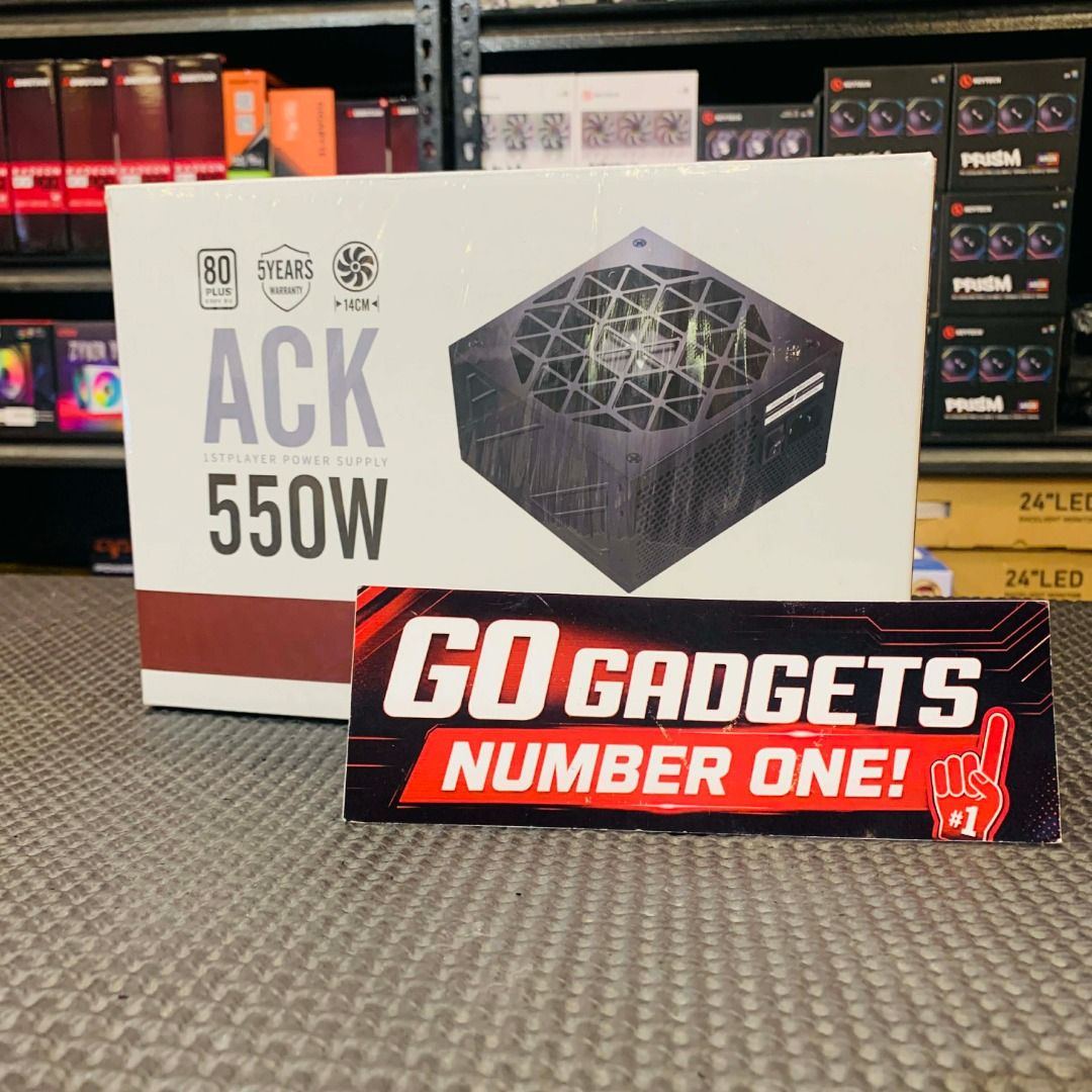 ACK 550W 80 Plus Bronze Power Supply (Category: Computer Parts) located in Caloocan City. Submitted by swiftdeer.cf08f3 (Listing ID 1455069487, Image 1). Description: - ACK 550W Power Supply - 80 Plus Bronze Certified - 5-Year Warranty - 14cm Cooling Fan - Ideal for PC Builds - Questions welcome! 💬 Message us now for full specs & recommendations! 📷 Perfect for: ✔ Motorcycle rides ✔ Motovlogging ✔ Travel videos ✔ Content creation ✔ Action shots 
