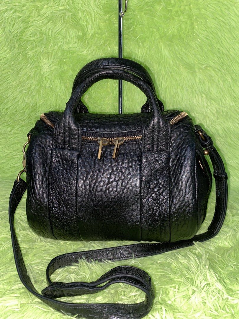 Alexander wang mini rocco bag (Category: Luxury Bags & Wallets) located in Davao. Submitted by ukaystuff07 (Listing ID 1455135096, Image 1). Description: Preloved from korean box >pebbled leather >coded > excellent condition.