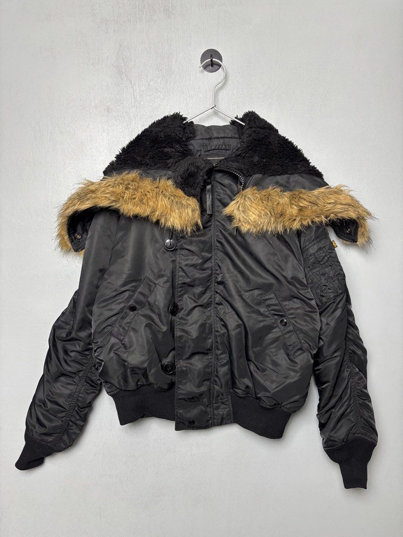 Alpha Industries N-2B Flight Jacket (Category: Coats, Jackets and Outerwear) located in Mandaluyong City. Submitted by fellas_ph (Listing ID 1455082981, Image 1). Description: Excellent condition No issues Size M 24" Width 25.5" Length.