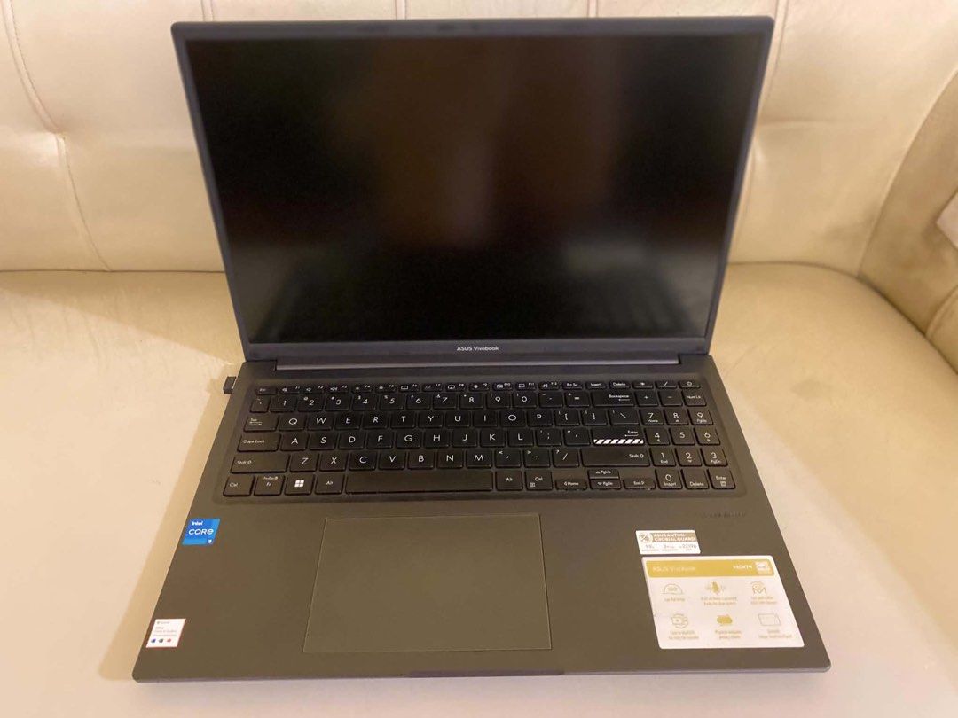 ASUS VivoBook 16 12th gen Intel Core i5 (Category: Laptops & Notebooks) located in Quezon. Submitted by favracha (Listing ID 1454965192, Image 3). Description: - Intel core i5-1235U - Storage: 477 GB - Intel UHD Graphics - Installed RAM: 8.00 GB - Windows 11 - Resolution: 1920 x 1200 - 16 inch Lady-owned! Used for almost 1.5 years only for light school works (gdocs, canva, ppt) :) - no issues - no to minimal scratches - bought from Octagon SM rfs