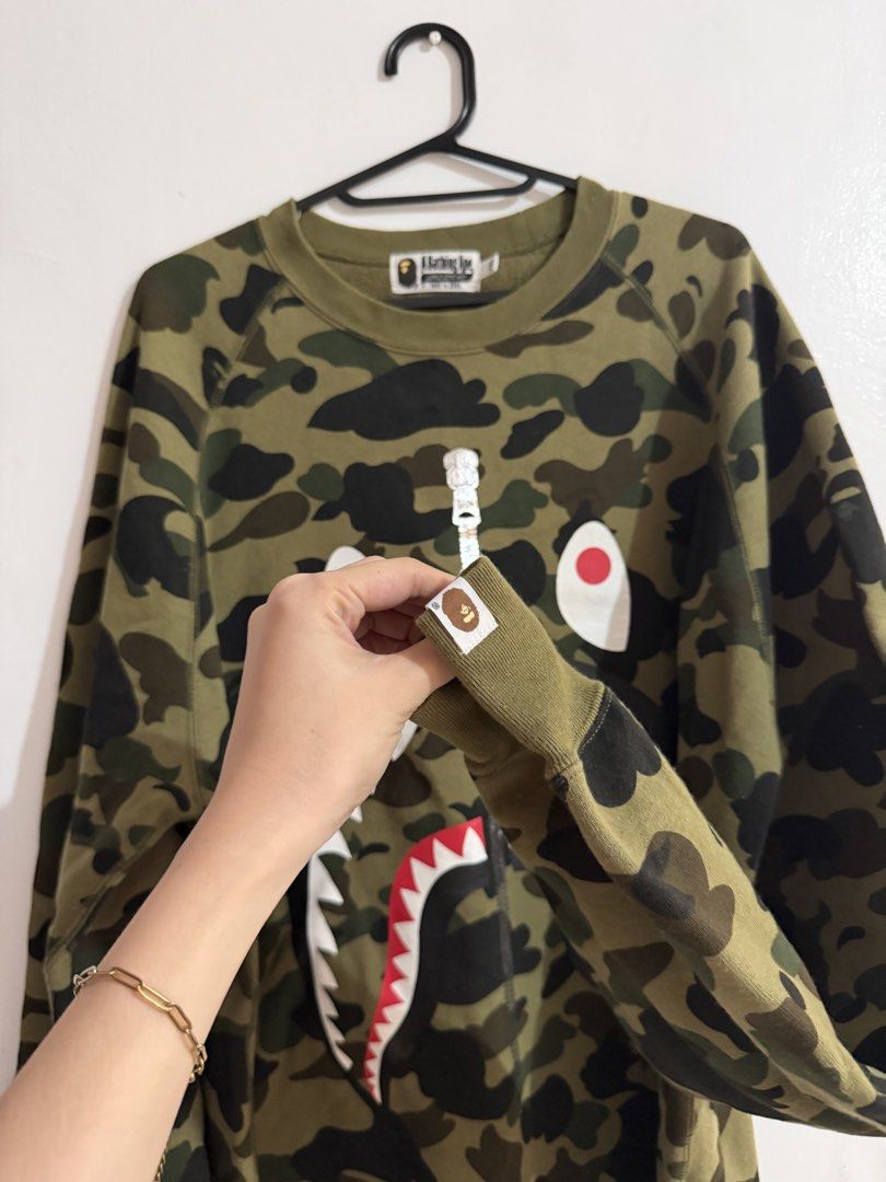 Authentic Bathing Ape terno (Category: Sets & Coordinates) located in Manila. Submitted by oddflower.306428 (Listing ID 1454991056, Image 3). Description: Used twice in Japan Good as new Both size XL Rfs. Decluterring.