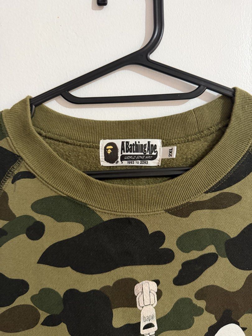Authentic Bathing Ape terno (Category: Sets & Coordinates) located in Manila. Submitted by oddflower.306428 (Listing ID 1454991056, Image 2). Description: Used twice in Japan Good as new Both size XL Rfs. Decluterring.