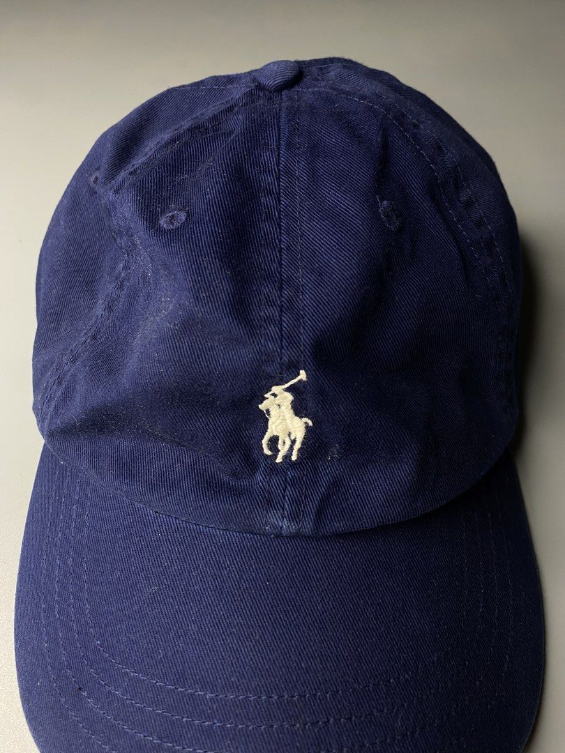 Authentic Ralph Lauren Cap (navy blue) (Category: Caps & Hats) located in Bago City. Submitted by jg_finds_ (Listing ID 1454972819, Image 3). Description: Authethic Ralph Lauren Cap Navy Blue Color way Excellent condition .