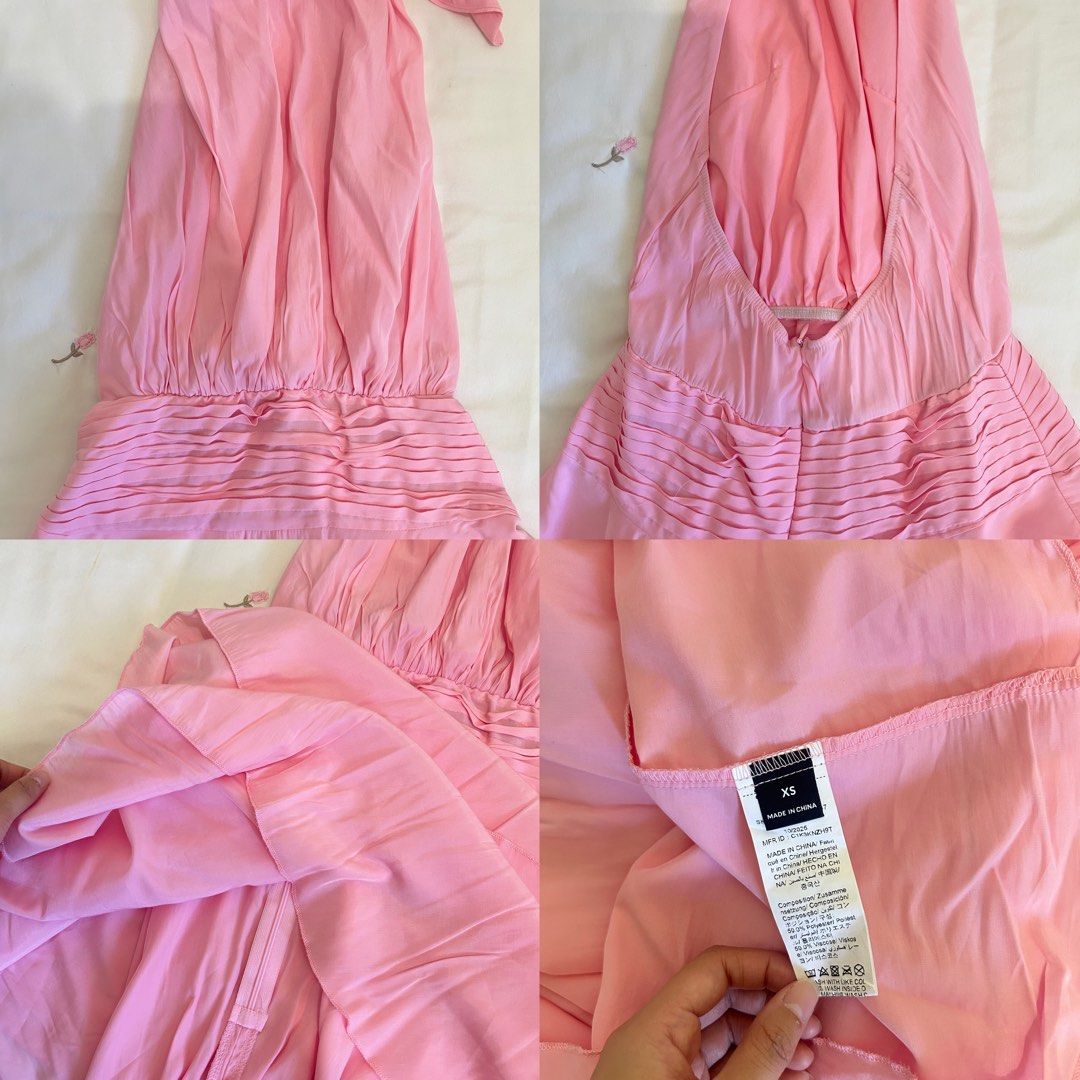 Backless Halter Mini Dress (Category: Dresses) located in Manila. Submitted by summerdeclutters (Listing ID 1455042890, Image 2). Description: 🪷 Size: XS 🪷 Color: Pink 🪷 In great condition 🪷 Nice & comfortable to wear 🪷 Perfect for dates, parties, or nights out 🪷 Message me for more details 💌.