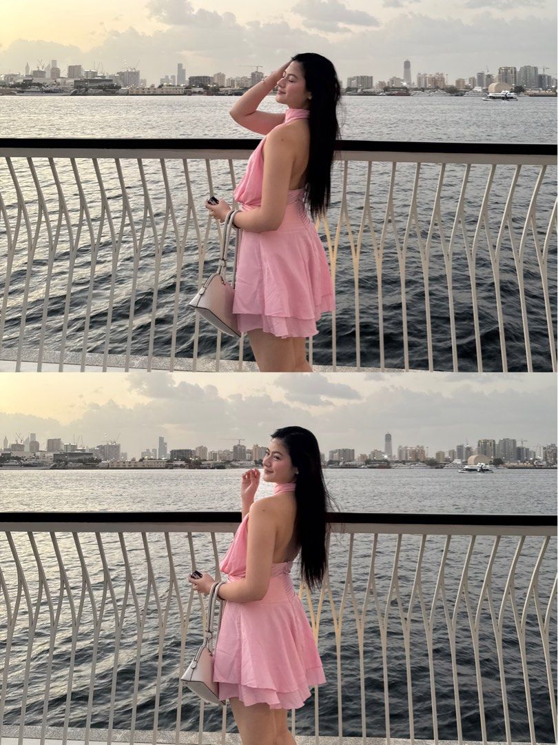Backless Halter Mini Dress (Category: Dresses) located in Manila. Submitted by summerdeclutters (Listing ID 1455042890, Image 1). Description: 🪷 Size: XS 🪷 Color: Pink 🪷 In great condition 🪷 Nice & comfortable to wear 🪷 Perfect for dates, parties, or nights out 🪷 Message me for more details 💌.