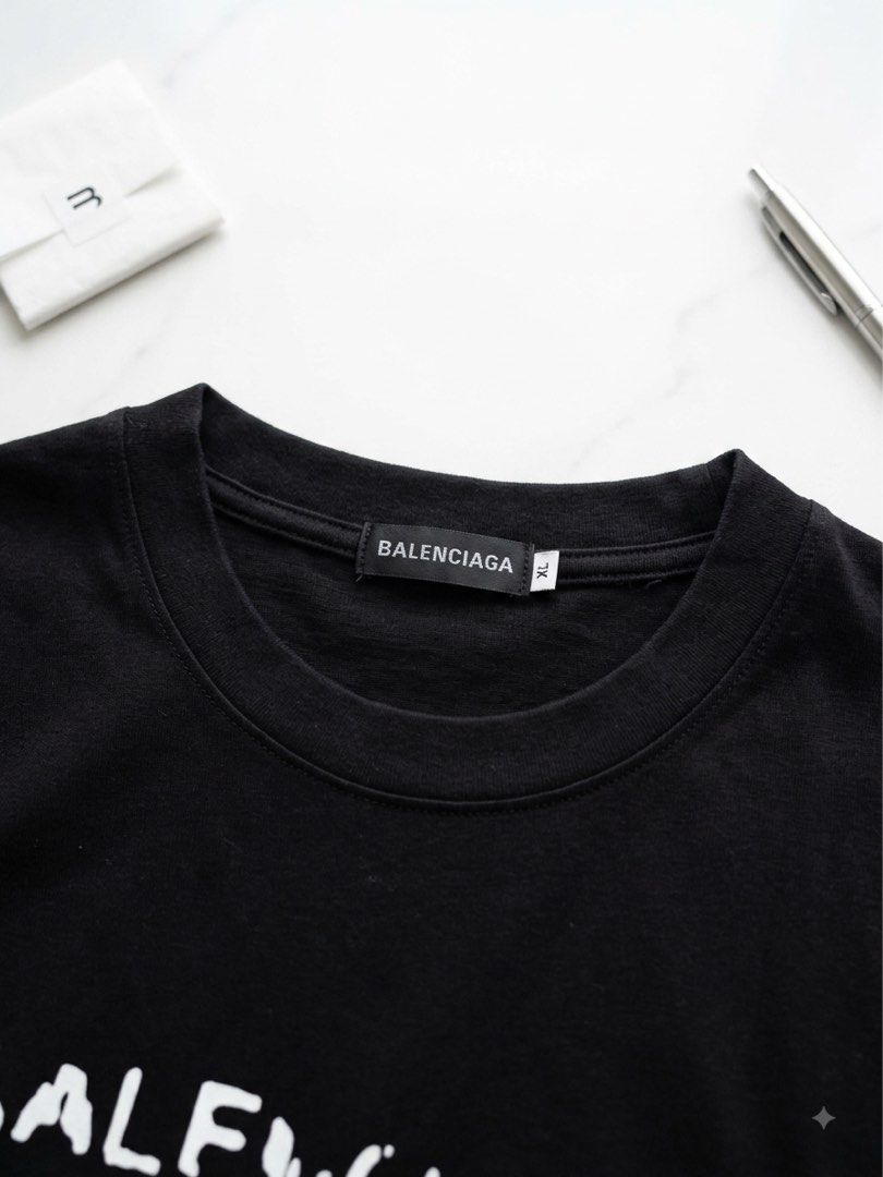 Balenciaga Distressed Print (Category: Luxury Apparel) located in Butuan. Submitted by juan2thrift (Listing ID 1455091568, Image 3). Description: Balenciaga Distressed Print Tee Dimension - 22x29 Color Rate - 9.5/10 Excellent Condition.